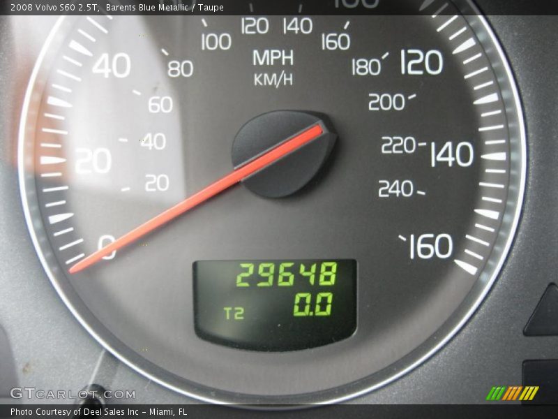 Barents Blue Metallic / Taupe 2008 Volvo S60 2.5T