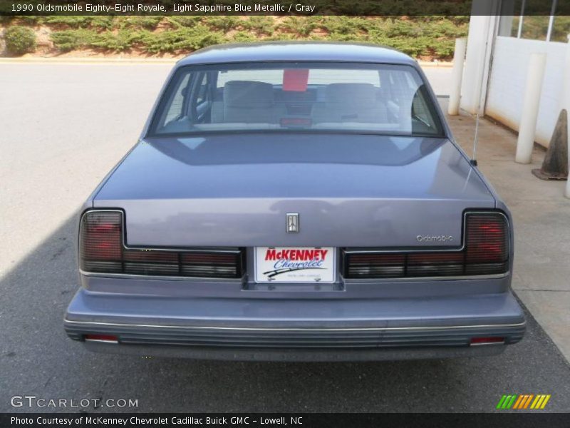 Light Sapphire Blue Metallic / Gray 1990 Oldsmobile Eighty-Eight Royale