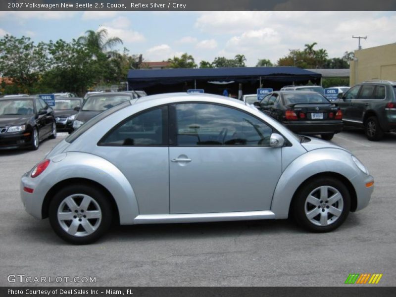 Reflex Silver / Grey 2007 Volkswagen New Beetle 2.5 Coupe