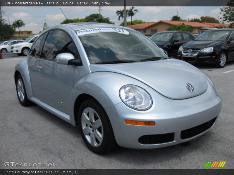 Reflex Silver / Grey 2007 Volkswagen New Beetle 2.5 Coupe