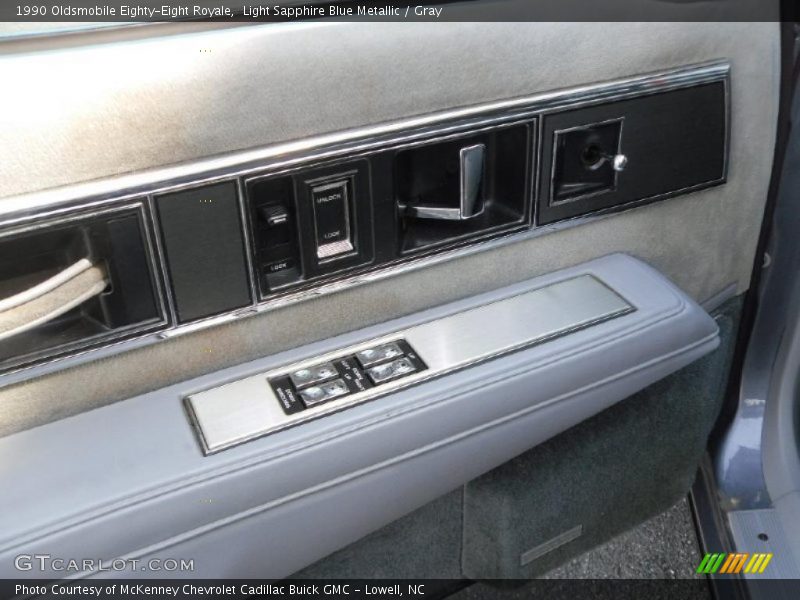 Light Sapphire Blue Metallic / Gray 1990 Oldsmobile Eighty-Eight Royale