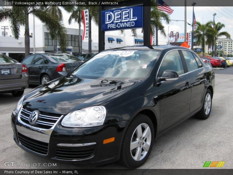 Black / Anthracite 2007 Volkswagen Jetta Wolfsburg Edition Sedan