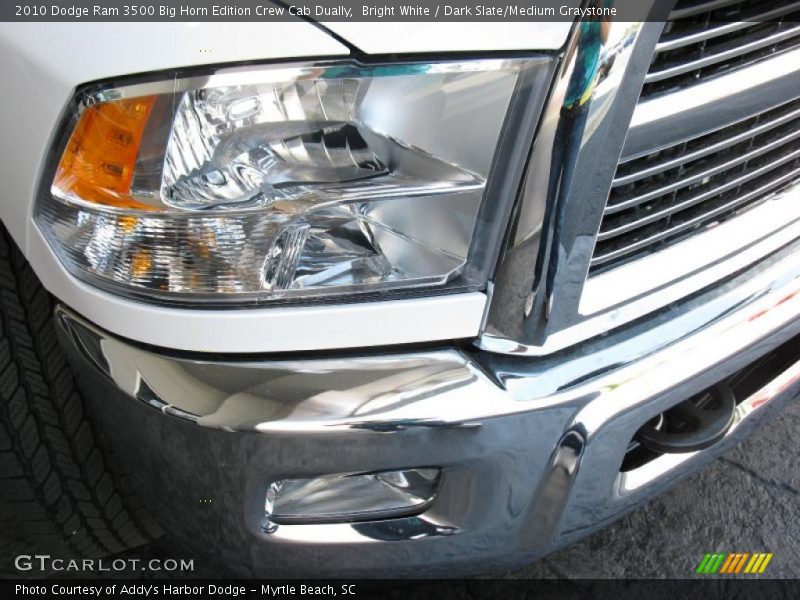 Bright White / Dark Slate/Medium Graystone 2010 Dodge Ram 3500 Big Horn Edition Crew Cab Dually