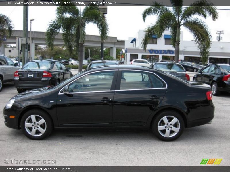 Black / Anthracite 2007 Volkswagen Jetta Wolfsburg Edition Sedan