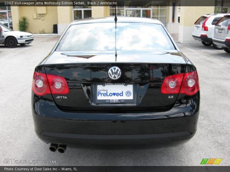 Black / Anthracite 2007 Volkswagen Jetta Wolfsburg Edition Sedan