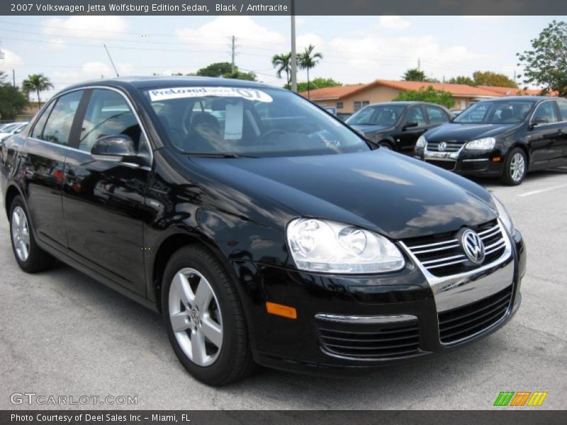 Black / Anthracite 2007 Volkswagen Jetta Wolfsburg Edition Sedan