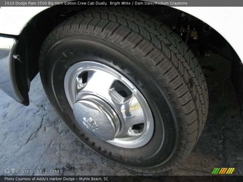 Bright White / Dark Slate/Medium Graystone 2010 Dodge Ram 3500 Big Horn Edition Crew Cab Dually