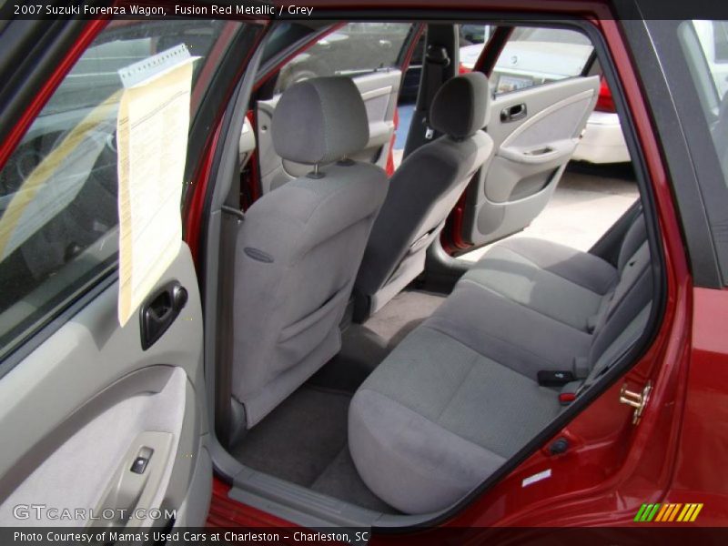 Fusion Red Metallic / Grey 2007 Suzuki Forenza Wagon