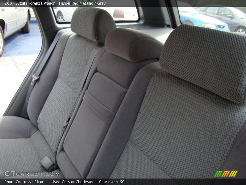 Fusion Red Metallic / Grey 2007 Suzuki Forenza Wagon