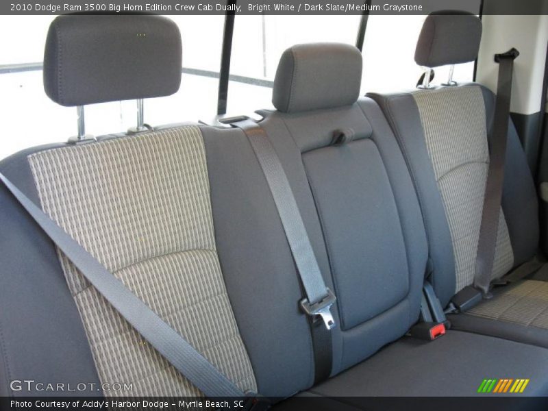 Bright White / Dark Slate/Medium Graystone 2010 Dodge Ram 3500 Big Horn Edition Crew Cab Dually