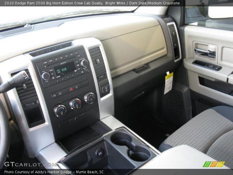 Bright White / Dark Slate/Medium Graystone 2010 Dodge Ram 3500 Big Horn Edition Crew Cab Dually