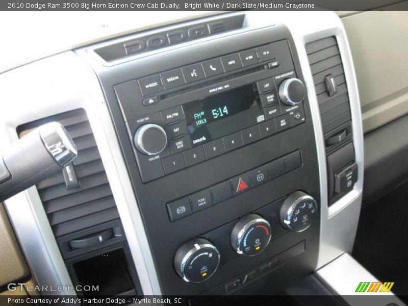 Bright White / Dark Slate/Medium Graystone 2010 Dodge Ram 3500 Big Horn Edition Crew Cab Dually