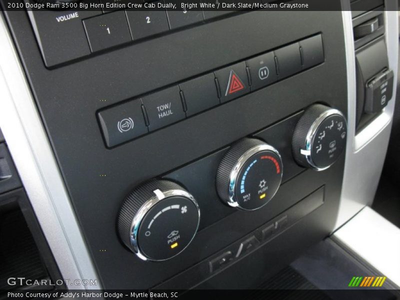 Bright White / Dark Slate/Medium Graystone 2010 Dodge Ram 3500 Big Horn Edition Crew Cab Dually