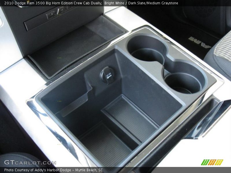 Bright White / Dark Slate/Medium Graystone 2010 Dodge Ram 3500 Big Horn Edition Crew Cab Dually