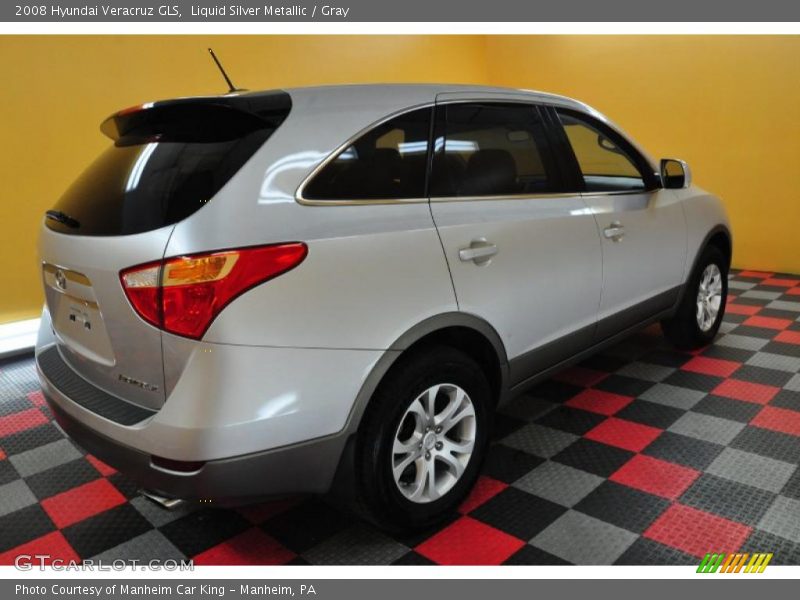 Liquid Silver Metallic / Gray 2008 Hyundai Veracruz GLS