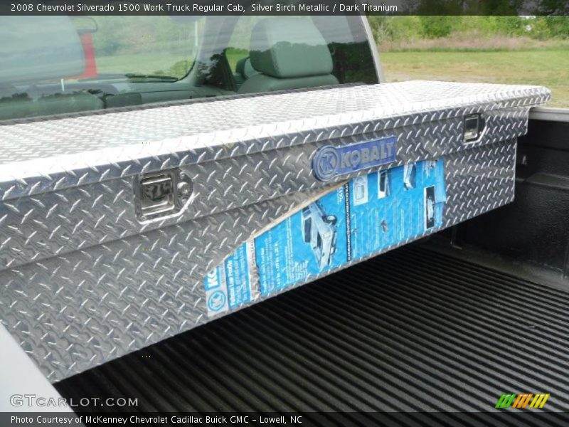 Silver Birch Metallic / Dark Titanium 2008 Chevrolet Silverado 1500 Work Truck Regular Cab