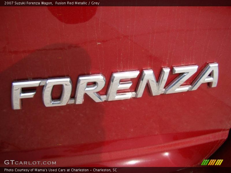 Fusion Red Metallic / Grey 2007 Suzuki Forenza Wagon