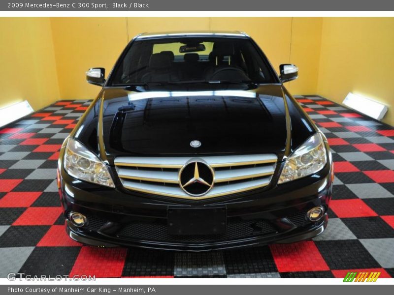 Black / Black 2009 Mercedes-Benz C 300 Sport