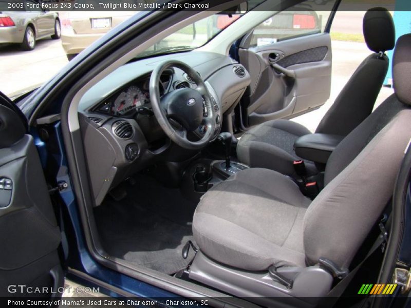 Twilight Blue Metallic / Dark Charcoal 2003 Ford Focus ZX3 Coupe