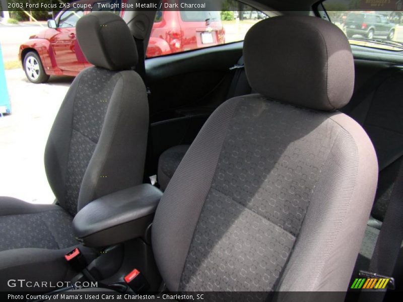 Twilight Blue Metallic / Dark Charcoal 2003 Ford Focus ZX3 Coupe