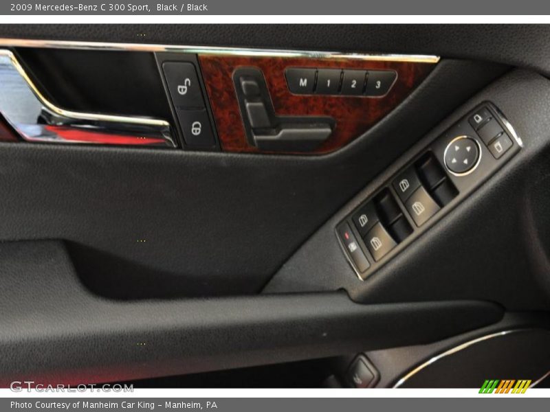 Black / Black 2009 Mercedes-Benz C 300 Sport