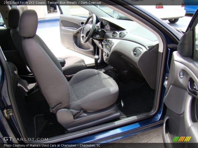 Twilight Blue Metallic / Dark Charcoal 2003 Ford Focus ZX3 Coupe