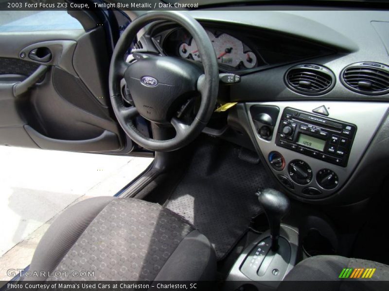 Twilight Blue Metallic / Dark Charcoal 2003 Ford Focus ZX3 Coupe