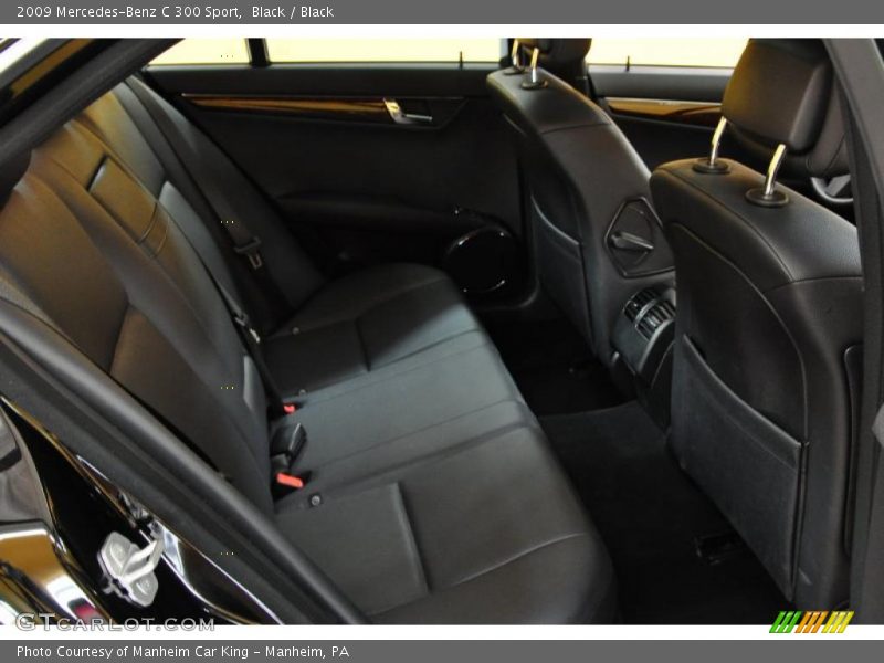 Black / Black 2009 Mercedes-Benz C 300 Sport