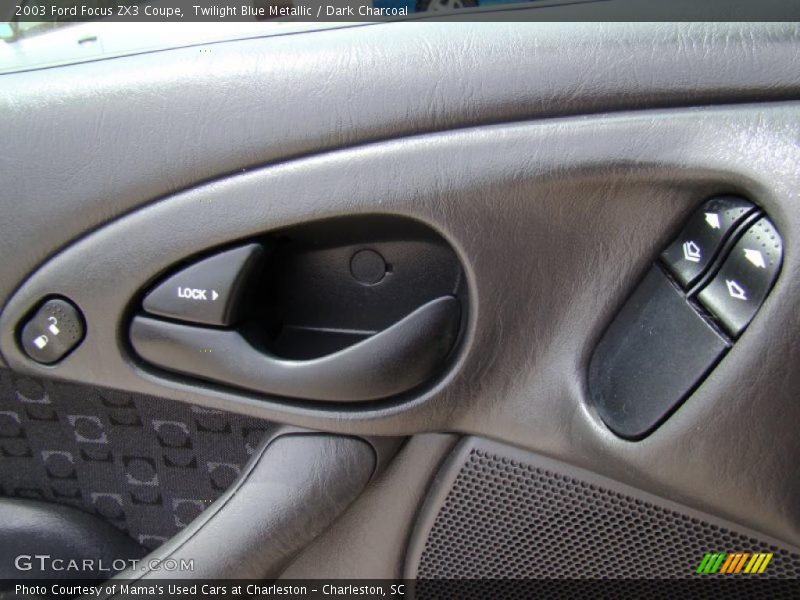 Twilight Blue Metallic / Dark Charcoal 2003 Ford Focus ZX3 Coupe