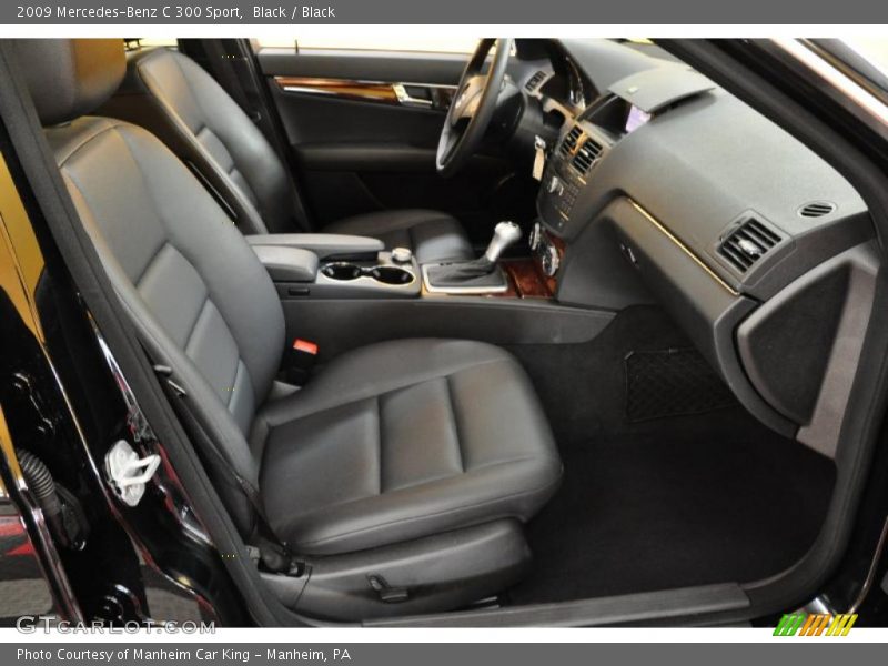Black / Black 2009 Mercedes-Benz C 300 Sport