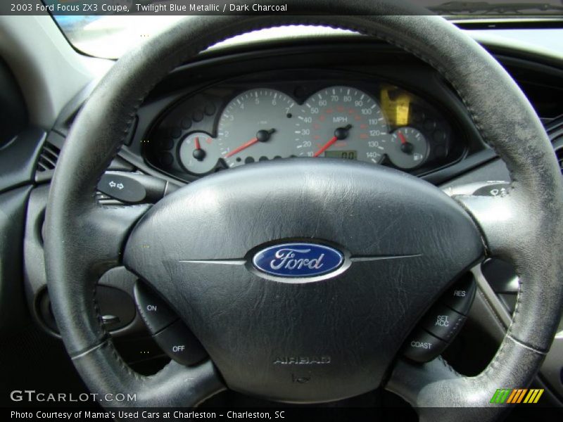 Twilight Blue Metallic / Dark Charcoal 2003 Ford Focus ZX3 Coupe