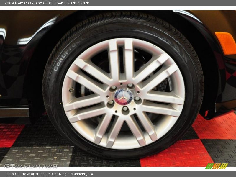 Black / Black 2009 Mercedes-Benz C 300 Sport