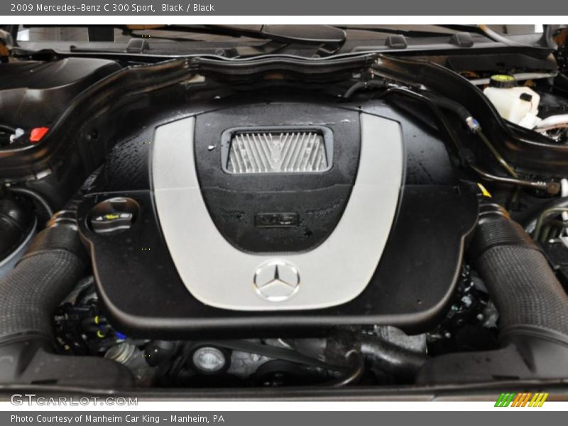 Black / Black 2009 Mercedes-Benz C 300 Sport