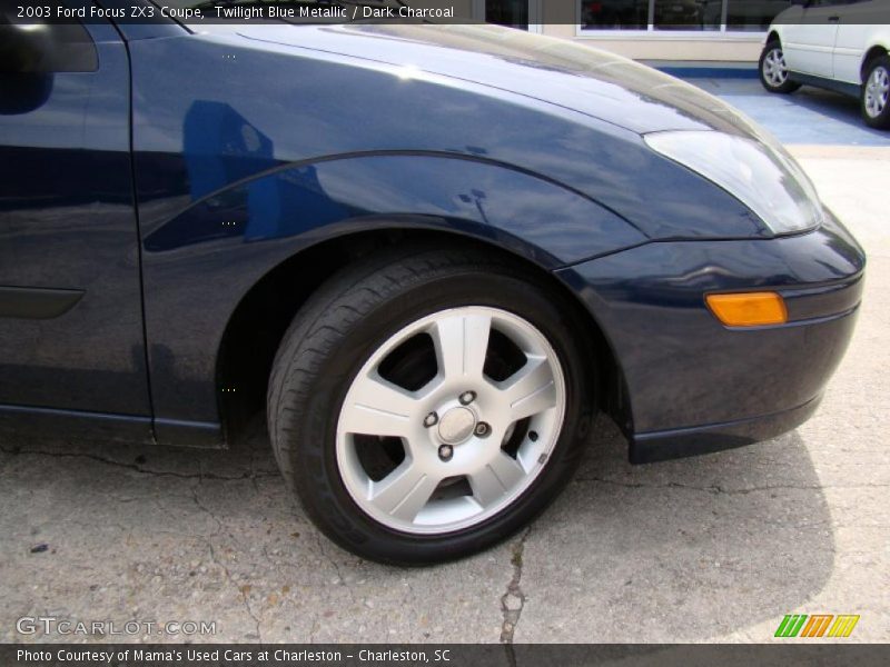 Twilight Blue Metallic / Dark Charcoal 2003 Ford Focus ZX3 Coupe