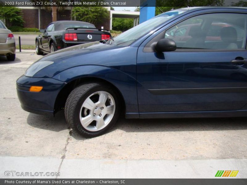 Twilight Blue Metallic / Dark Charcoal 2003 Ford Focus ZX3 Coupe
