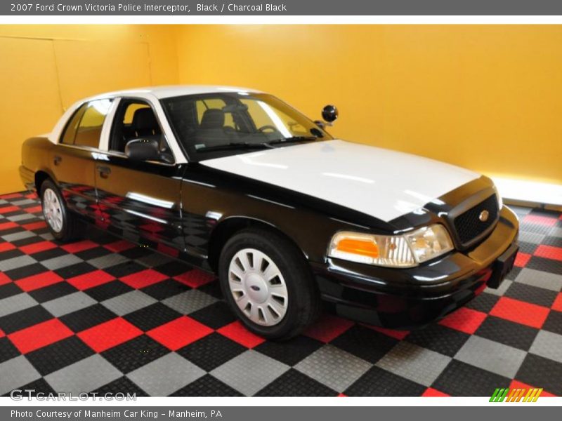 Black / Charcoal Black 2007 Ford Crown Victoria Police Interceptor