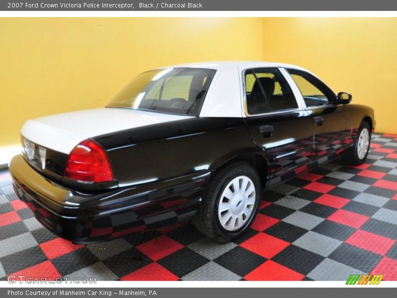 Black / Charcoal Black 2007 Ford Crown Victoria Police Interceptor