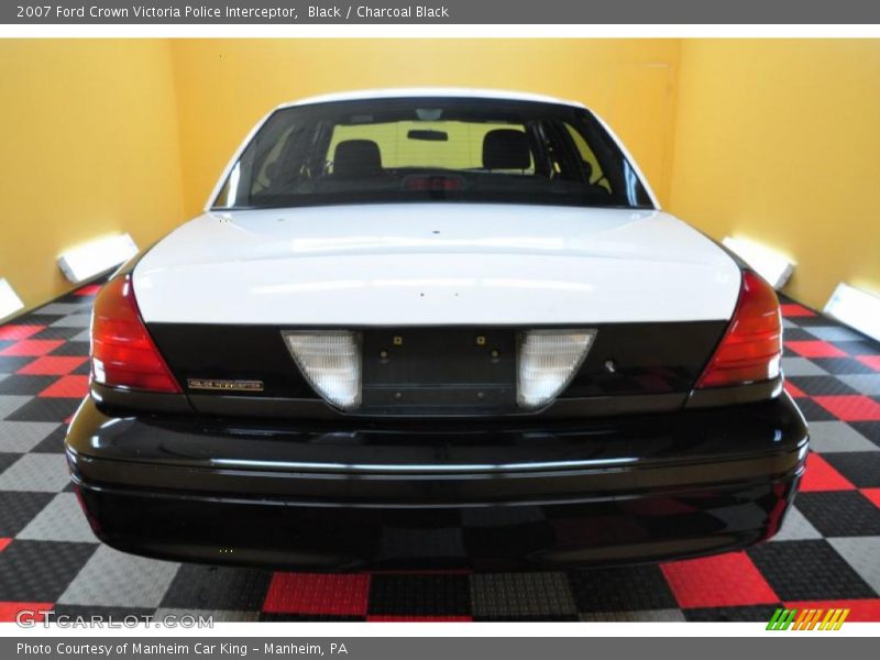 Black / Charcoal Black 2007 Ford Crown Victoria Police Interceptor