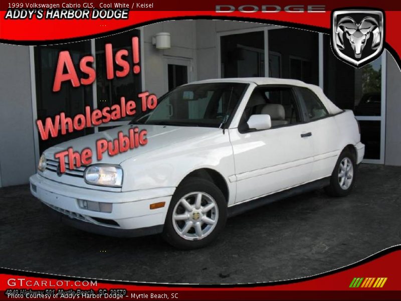 Cool White / Keisel 1999 Volkswagen Cabrio GLS