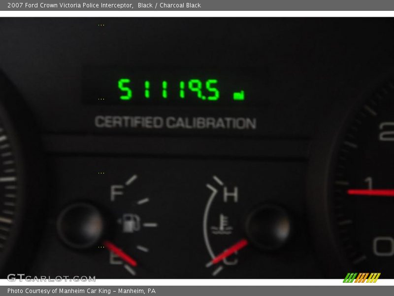 Black / Charcoal Black 2007 Ford Crown Victoria Police Interceptor