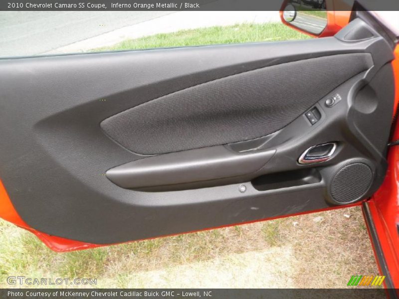 Inferno Orange Metallic / Black 2010 Chevrolet Camaro SS Coupe