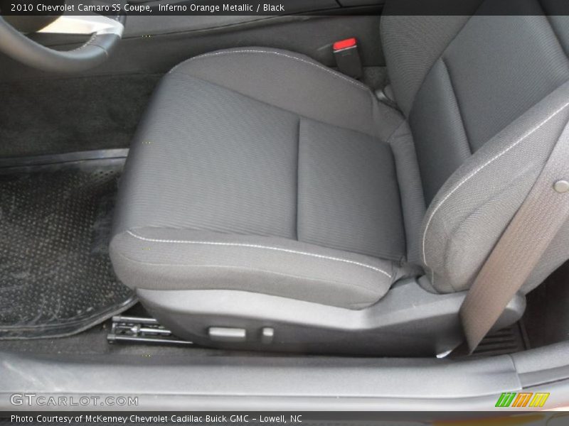 Inferno Orange Metallic / Black 2010 Chevrolet Camaro SS Coupe