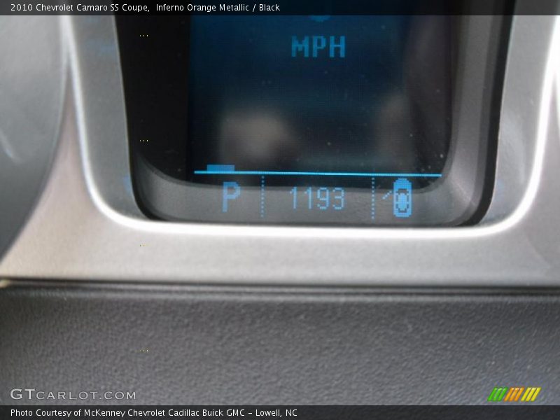 Inferno Orange Metallic / Black 2010 Chevrolet Camaro SS Coupe