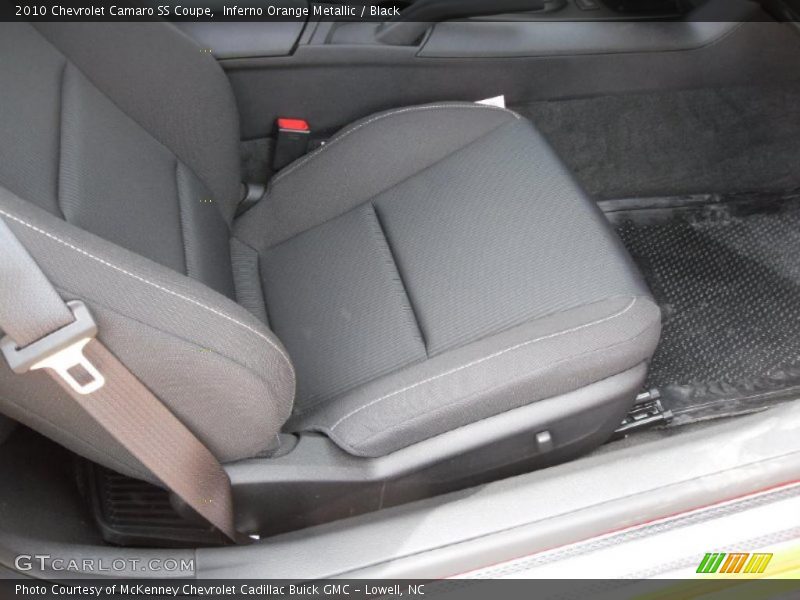 Inferno Orange Metallic / Black 2010 Chevrolet Camaro SS Coupe