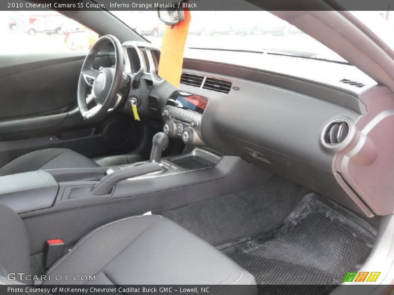 Inferno Orange Metallic / Black 2010 Chevrolet Camaro SS Coupe