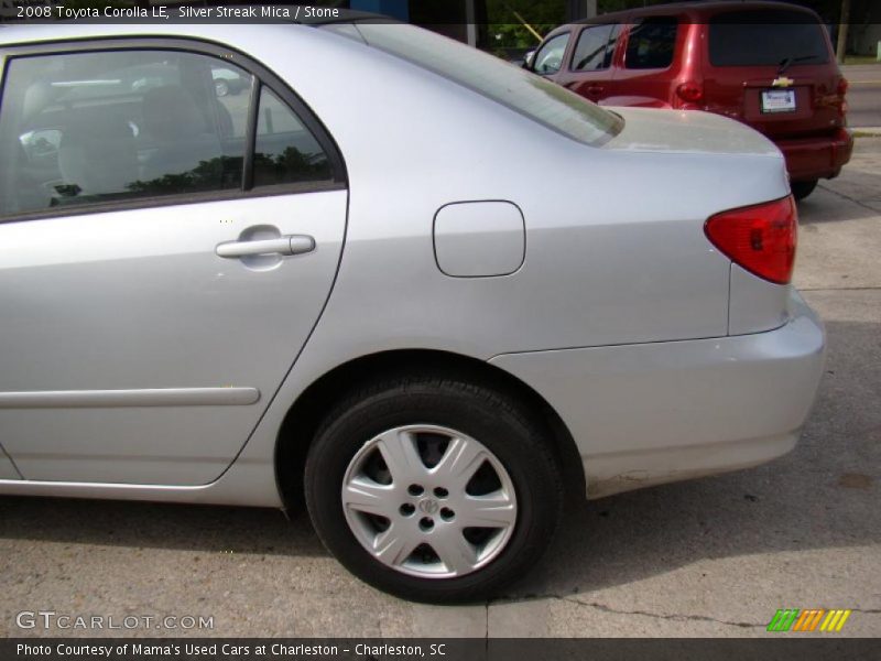 Silver Streak Mica / Stone 2008 Toyota Corolla LE