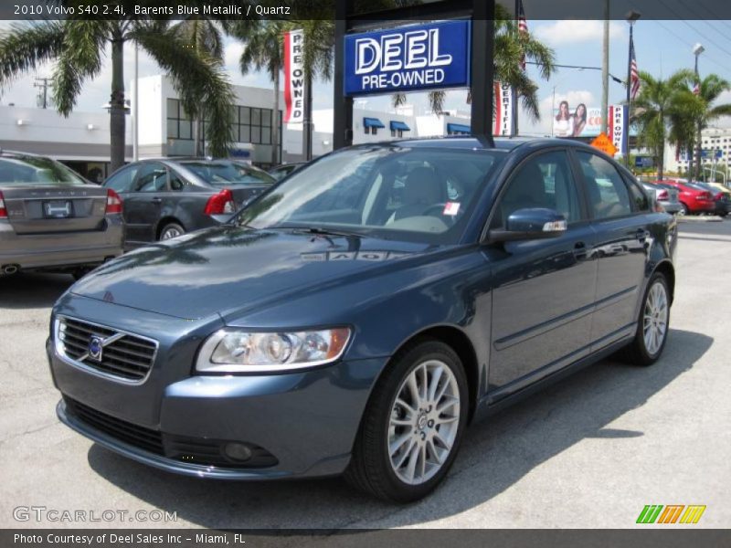 Barents Blue Metallic / Quartz 2010 Volvo S40 2.4i