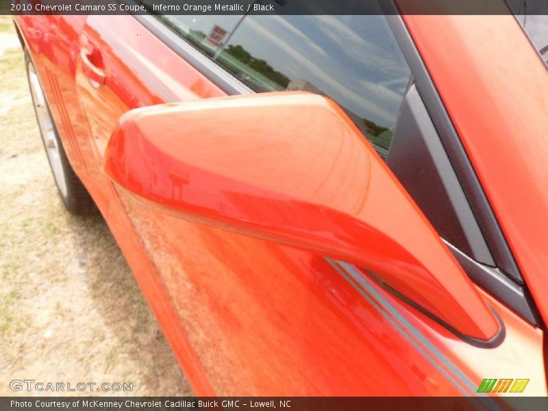 Inferno Orange Metallic / Black 2010 Chevrolet Camaro SS Coupe