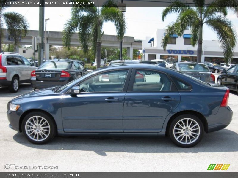 Barents Blue Metallic / Quartz 2010 Volvo S40 2.4i