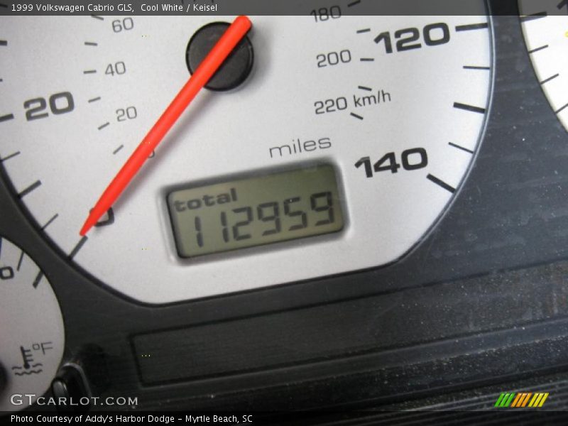 Cool White / Keisel 1999 Volkswagen Cabrio GLS